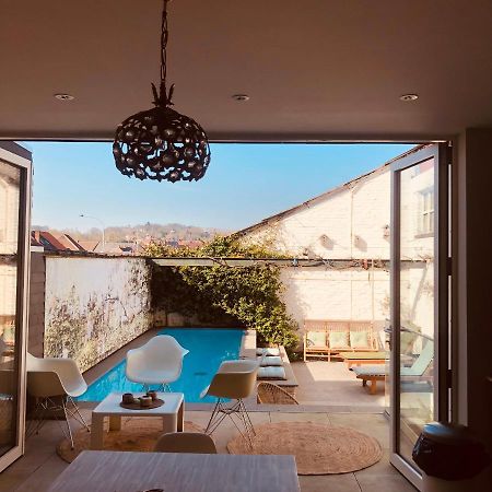 Karaktervolle Woning Met Zwembad Te Ronse Villa Kültér fotó